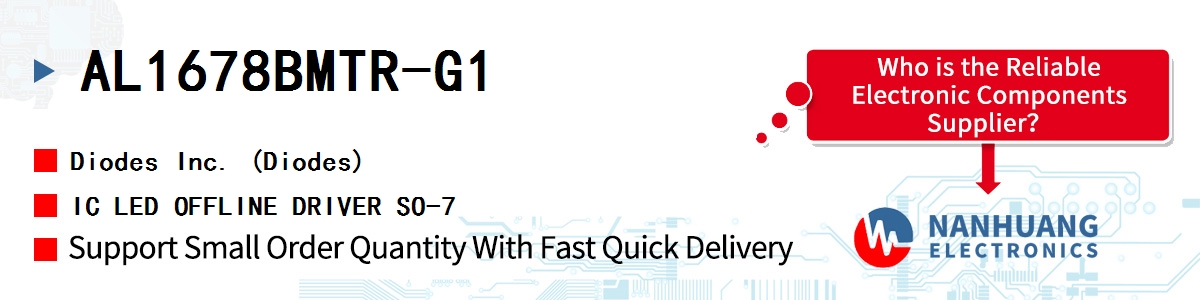 AL1678BMTR-G1 Diodes IC LED OFFLINE DRIVER SO-7