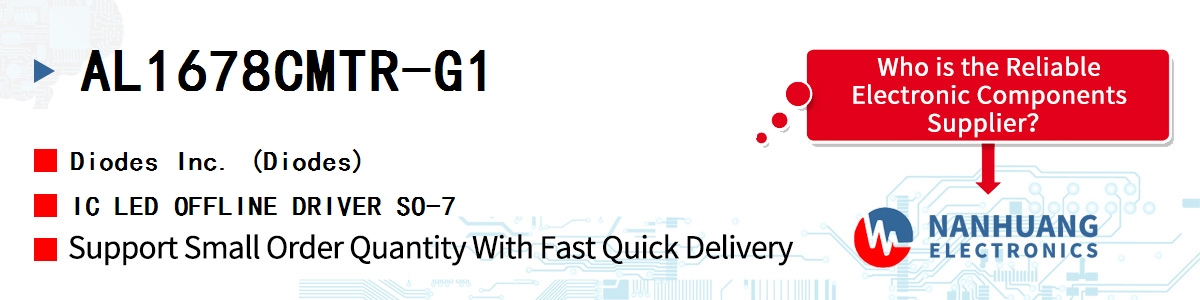 AL1678CMTR-G1 Diodes IC LED OFFLINE DRIVER SO-7