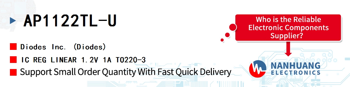 AP1122TL-U Diodes IC REG LINEAR 1.2V 1A TO220-3