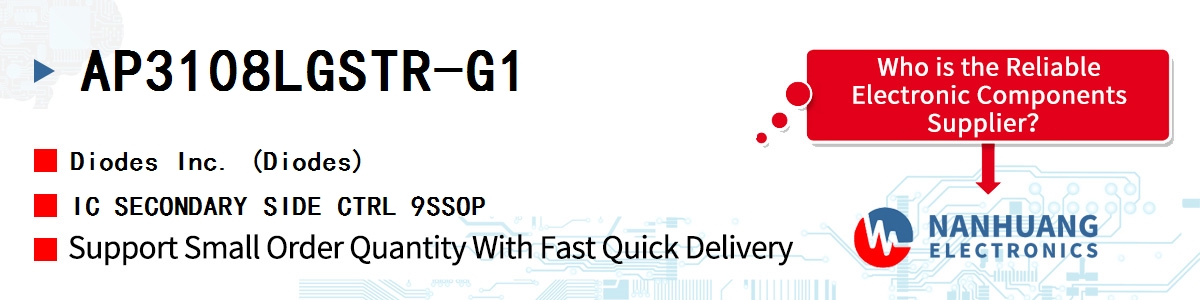 AP3108LGSTR-G1 Diodes IC SECONDARY SIDE CTRL 9SSOP