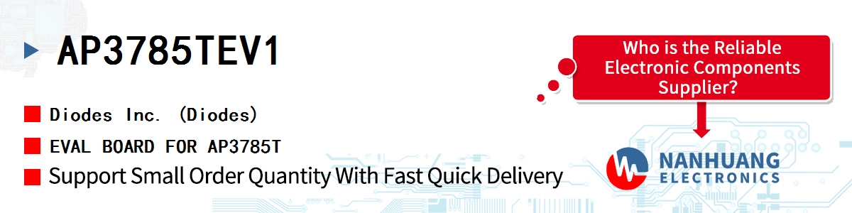 AP3785TEV1 Diodes EVAL BOARD FOR AP3785T