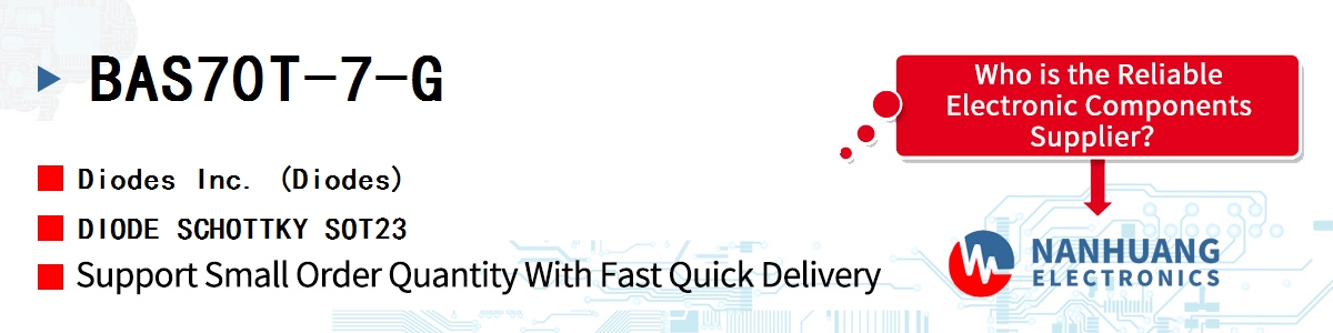BAS70T-7-G Diodes DIODE SCHOTTKY SOT23