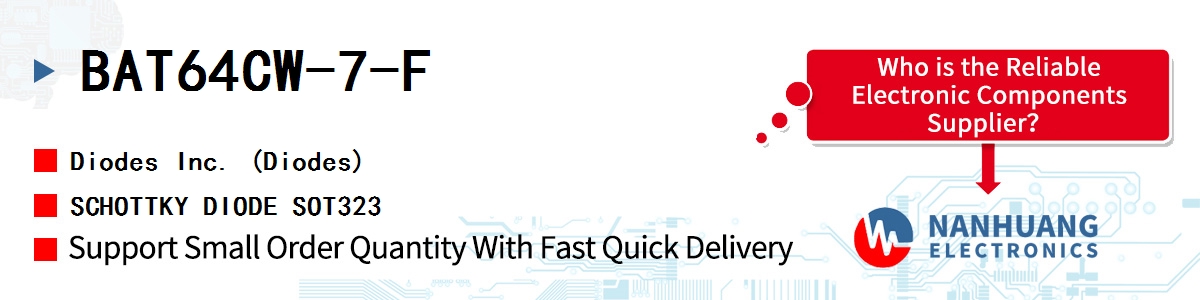 BAT64CW-7-F Diodes SCHOTTKY DIODE SOT323