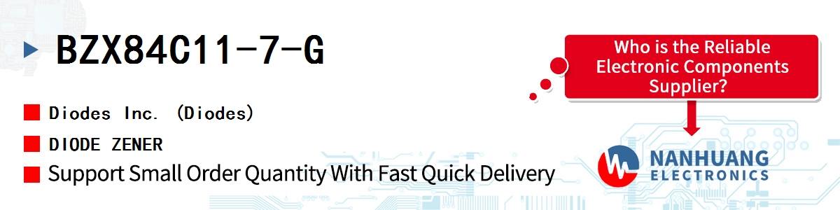 BZX84C11-7-G Diodes DIODE ZENER