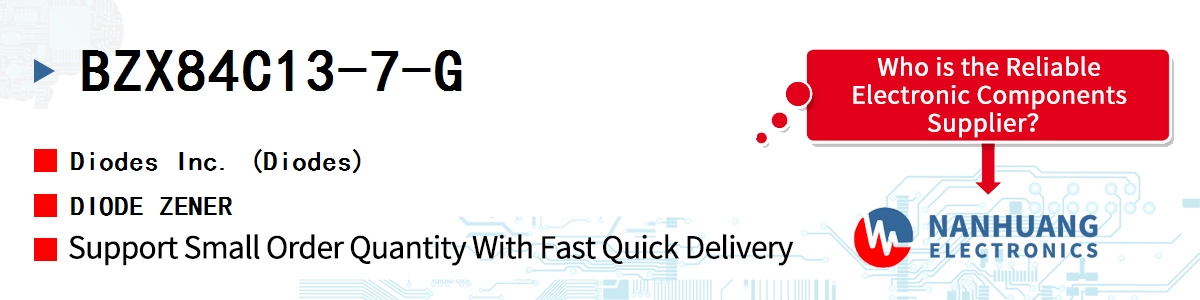 BZX84C13-7-G Diodes DIODE ZENER