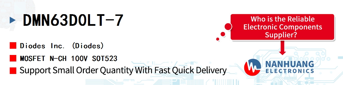 DMN63D0LT-7 Diodes MOSFET N-CH 100V SOT523