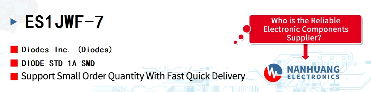 ES1JWF-7 Diodes DIODE STD 1A SMD