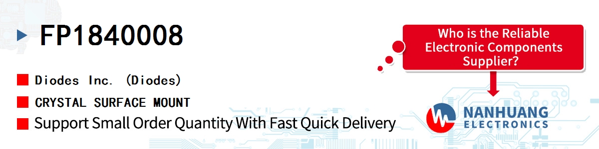 FP1840008 Diodes CRYSTAL SURFACE MOUNT