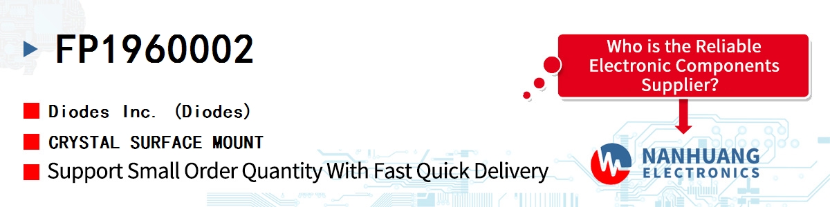 FP1960002 Diodes CRYSTAL SURFACE MOUNT