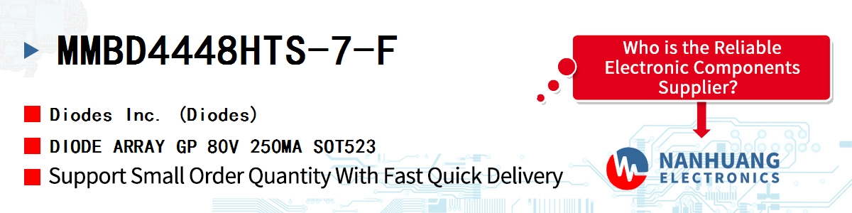 MMBD4448HTS-7-F Diodes DIODE ARRAY GP 80V 250MA SOT523