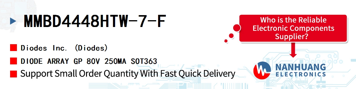 MMBD4448HTW-7-F Diodes DIODE ARRAY GP 80V 250MA SOT363