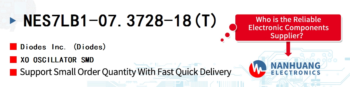 NES7LB1-07.3728-18(T) Diodes XO OSCILLATOR SMD