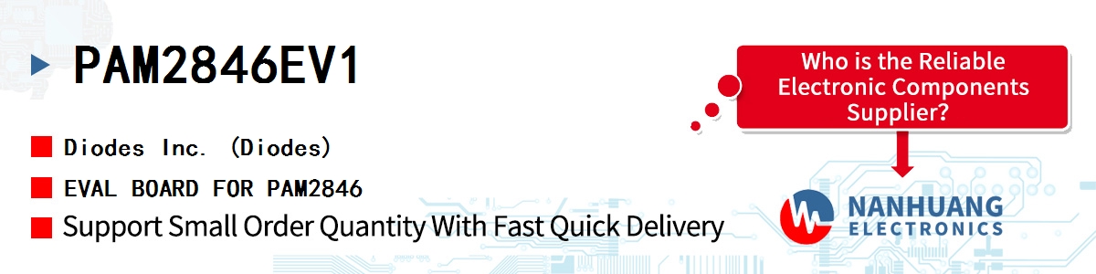 PAM2846EV1 Diodes EVAL BOARD FOR PAM2846