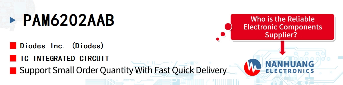 PAM6202AAB Diodes IC INTEGRATED CIRCUIT