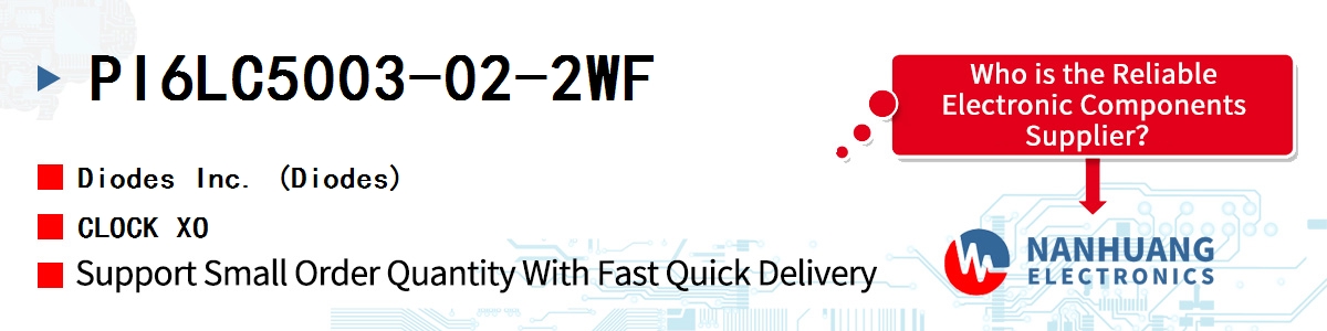 PI6LC5003-02-2WF Diodes CLOCK XO