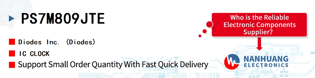 PS7M809JTE Diodes IC CLOCK