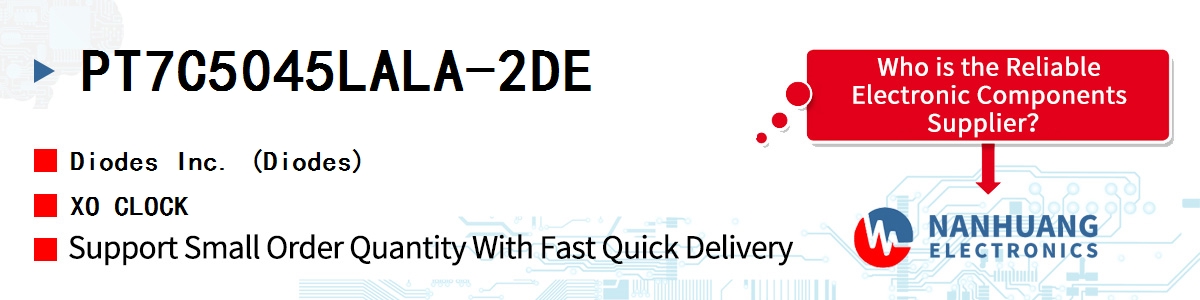 PT7C5045LALA-2DE Diodes XO CLOCK