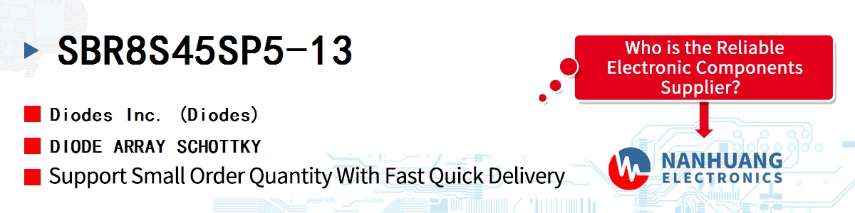 SBR8S45SP5-13 Diodes DIODE ARRAY SCHOTTKY