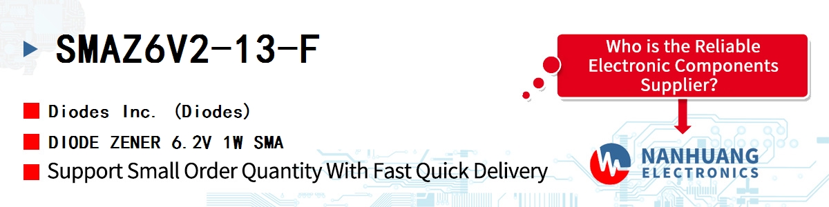 SMAZ6V2-13-F Diodes DIODE ZENER 6.2V 1W SMA