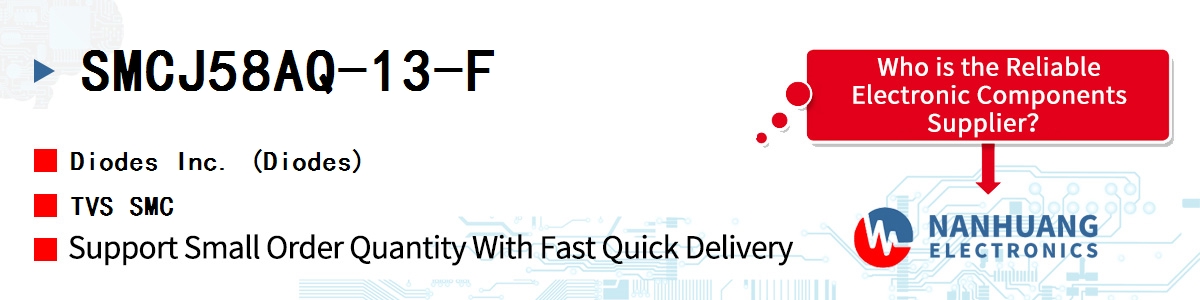 SMCJ58AQ-13-F Diodes TVS SMC