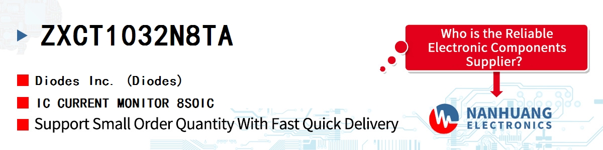 ZXCT1032N8TA Diodes IC CURRENT MONITOR 8SOIC