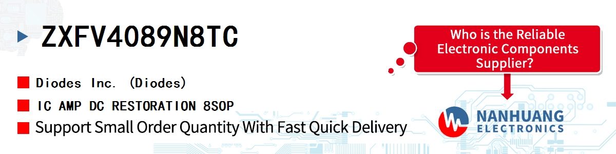 ZXFV4089N8TC Diodes IC AMP DC RESTORATION 8SOP